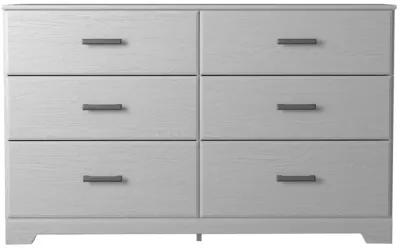 Stelsie - White - Six Drawer Dresser