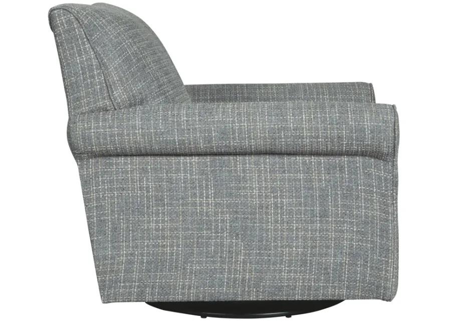 Renley - Ash - Swivel Glider Accent Chair