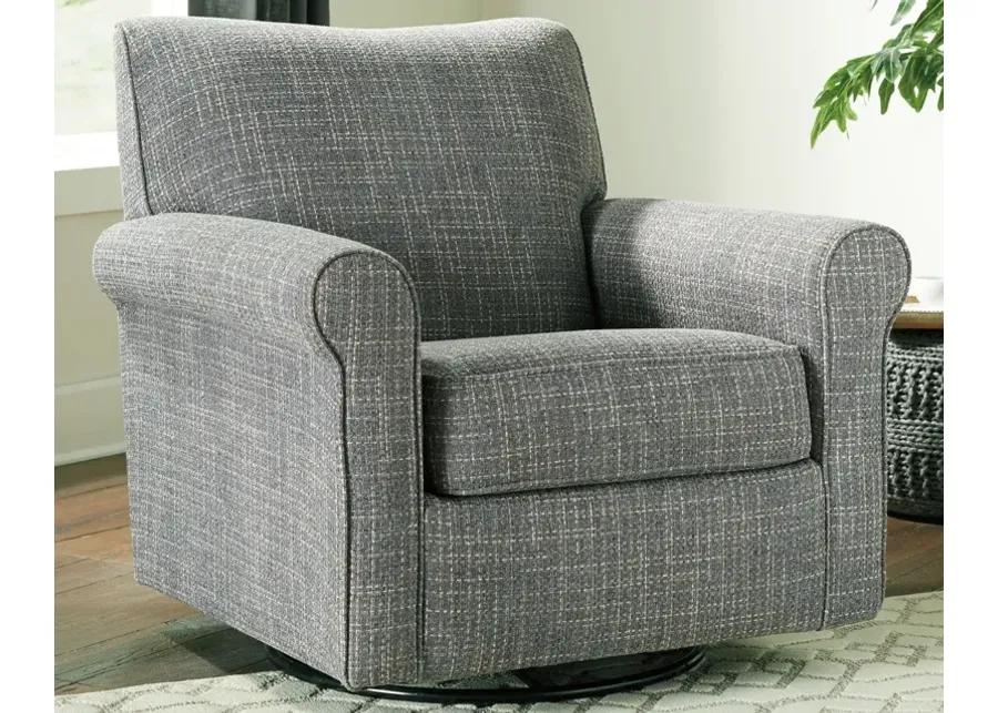 Renley - Ash - Swivel Glider Accent Chair