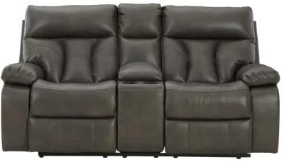 Willamen - Quarry - Dbl Rec Loveseat W/Console