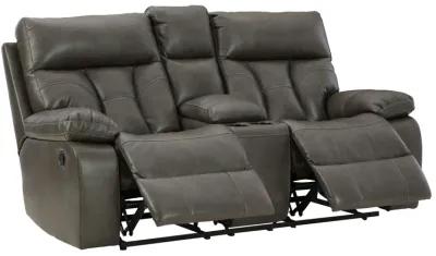 Willamen - Quarry - Dbl Rec Loveseat W/Console