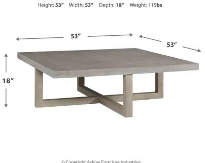 Lockthorne - Gray - Square Cocktail Table