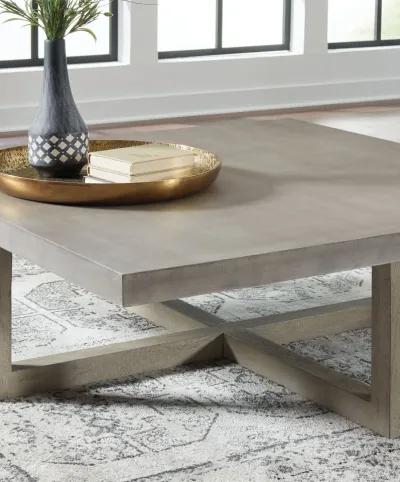 Lockthorne - Gray - Square Cocktail Table