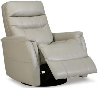 Riptyme - Dove Gray - Swivel Glider Recliner