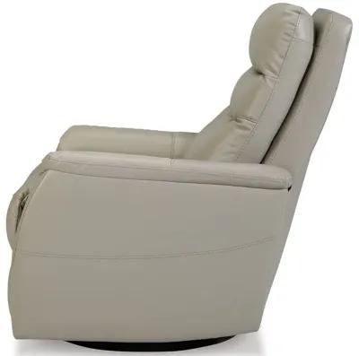 Riptyme - Dove Gray - Swivel Glider Recliner