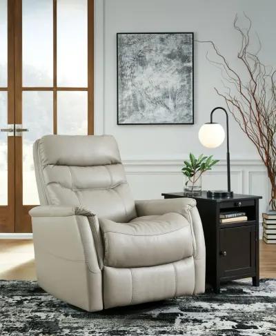 Riptyme - Dove Gray - Swivel Glider Recliner