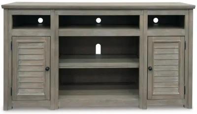 Moreshire - Bisque - 72" TV Stand W/Fireplace Option