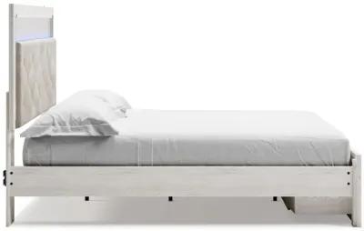 Altyra - White - King Upholstered Storage Bed