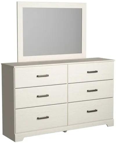 Stelsie - White - Dresser, Mirror