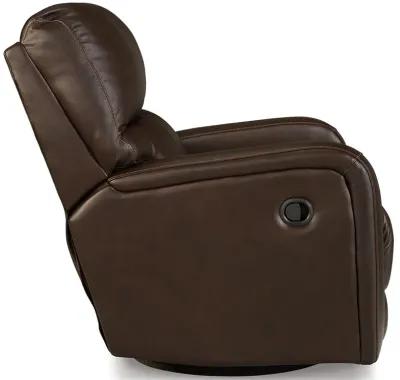 Emberla - Coffee - Swivel Glider Recliner