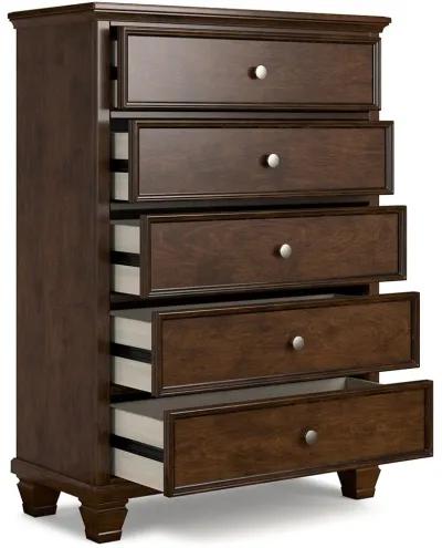 Danabrin - Brown - Five Drawer Chest