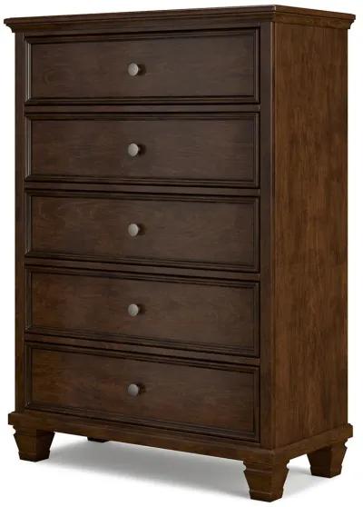 Danabrin - Brown - Five Drawer Chest