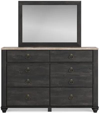 Nanforth - Two-tone - Dresser And Mirror