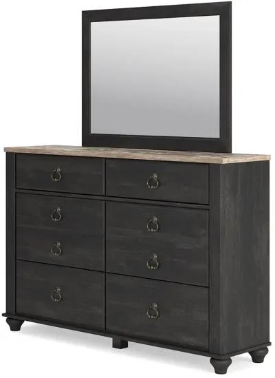 Nanforth - Two-tone - Dresser And Mirror