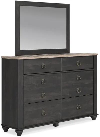 Nanforth - Two-tone - Dresser And Mirror