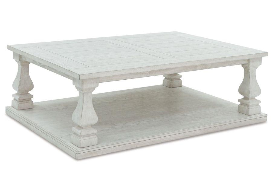 Arlendyne - Antique White - Rectangular Cocktail Table