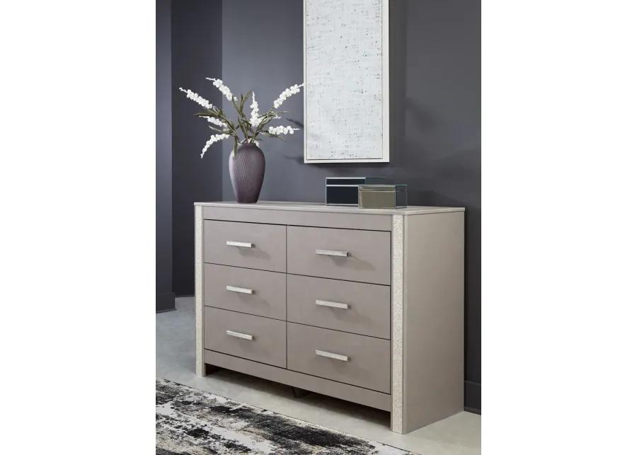 Surancha - Gray - Six Drawer Dresser