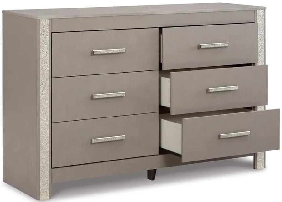 Surancha - Gray - Six Drawer Dresser