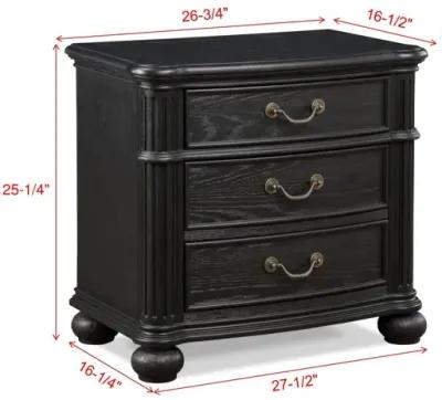 Kingsbury - Nightstand - Black