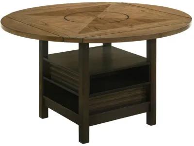 Oakly - Counter Height Table - Dark Brown