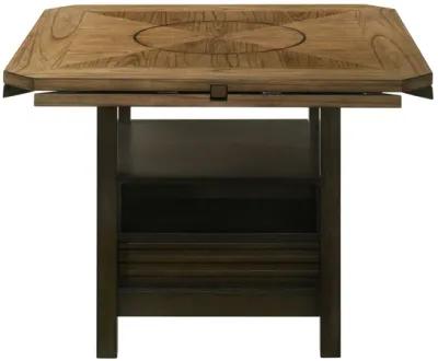 Oakly - Counter Height Table - Dark Brown