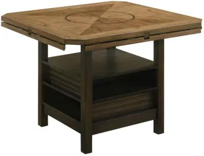 Oakly - Counter Height Table - Dark Brown