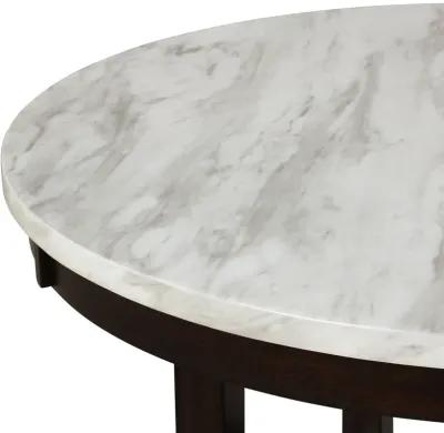 Lennon - Round Counter Height Table - White