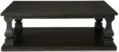 Wellturn - Black - Rectangular Cocktail Table