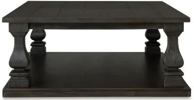 Wellturn - Black - Rectangular Cocktail Table