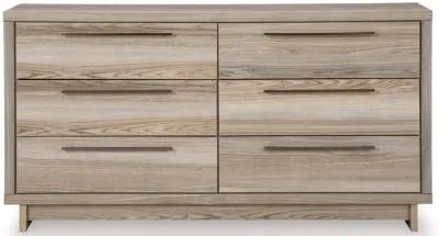 Hasbrick - Tan - Six Drawer Dresser