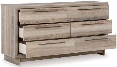 Hasbrick - Tan - Six Drawer Dresser