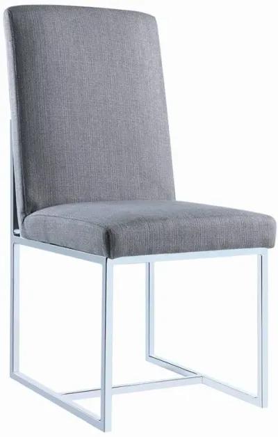 Mackinnon - Upholstered Dining Side Chair (Set of 2) - Gray