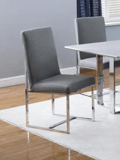 Mackinnon - Upholstered Dining Side Chair (Set of 2) - Gray