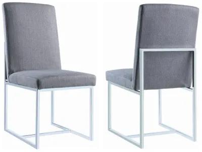 Mackinnon - Upholstered Dining Side Chair (Set of 2) - Gray