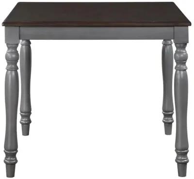 Wiley - 5 Piece Square Counter Height Dining Set - Gray