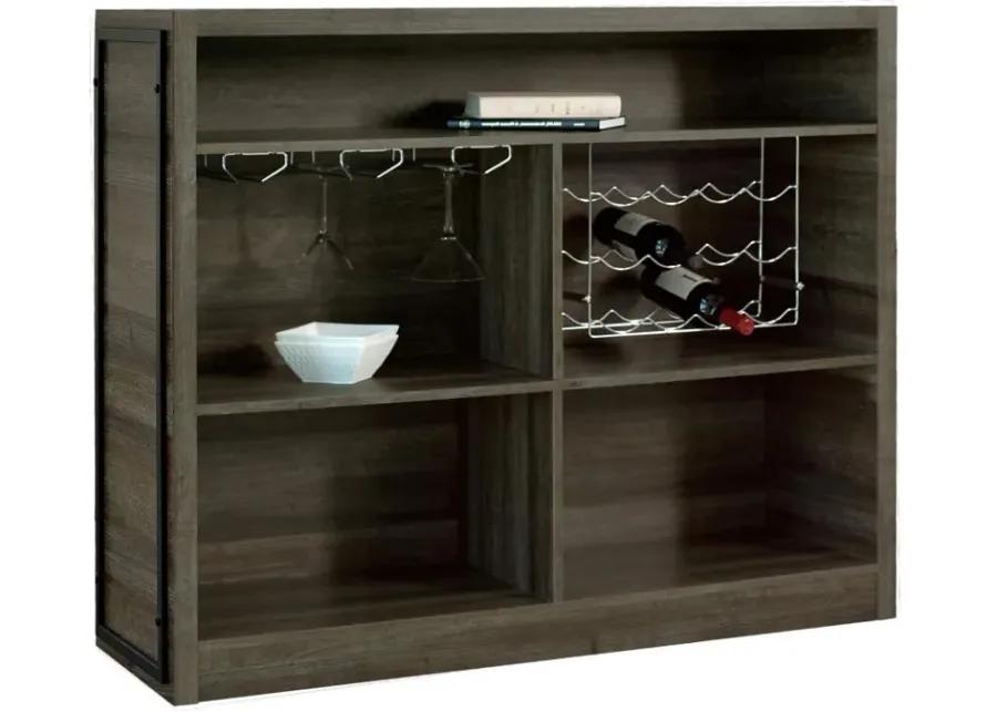 Joe - 5-Shelf Bar Unit - Aged Oak