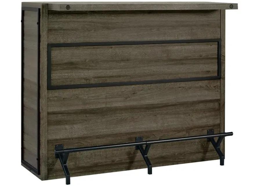 Joe - 5-Shelf Bar Unit - Aged Oak