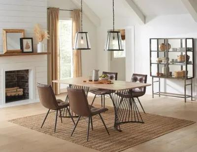 Altus - Composite Wood Dining Table - Natural Oak