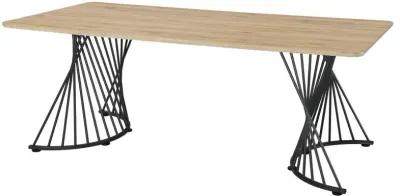 Altus - Composite Wood Dining Table - Natural Oak