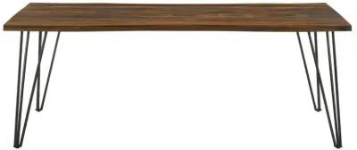 Neve - Live Edge Dining Table - Gray Sheesham