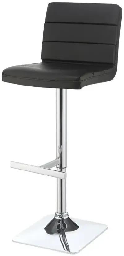 Bianca - Square Upholstered Adjustable Bar Stools (Set of 2)