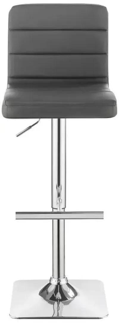 Bianca - Square Upholstered Adjustable Bar Stools (Set of 2)