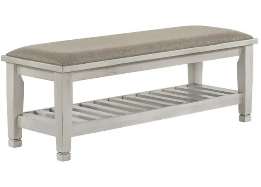 Franco - Bench with Lower Shelf