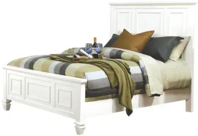 Sandy Beach - Panel Bed with High Headboard