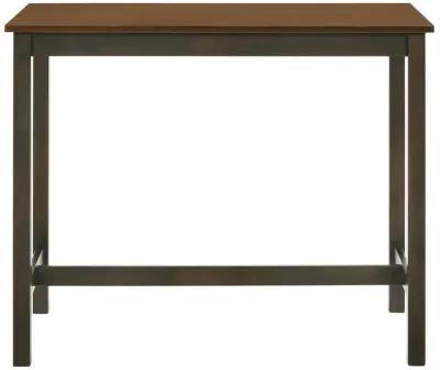 Connie - 4 Piece Counter Height Set - Chestnut And Dark Brown