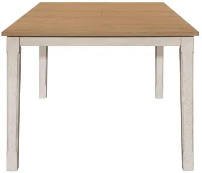 Kirby - Extension Leaf Dining Table - Rustic Off White