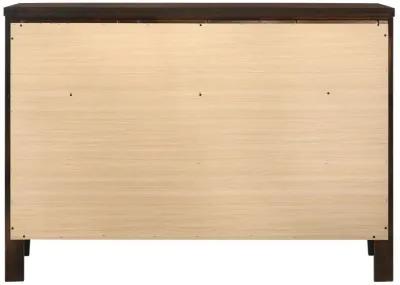 Carlton - 6-Drawer Dresser - Cappuccino