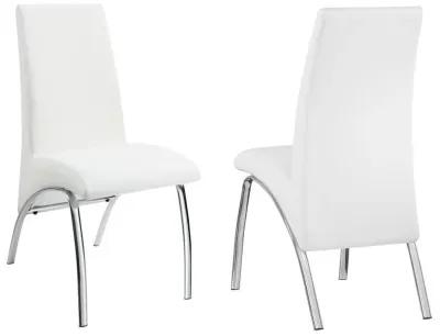 Bishop - Upholstered Dining Side Chair (Set of 2) - White