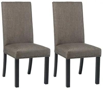 Hubbard - Fabric Upholstered Dining Side Chair (Set of 2) - Gray