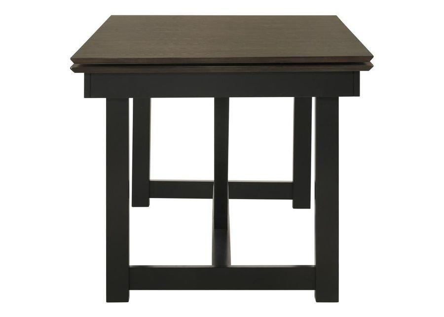 Malia - Rectangular Dining Table With Refractory Extension Leaf - Black